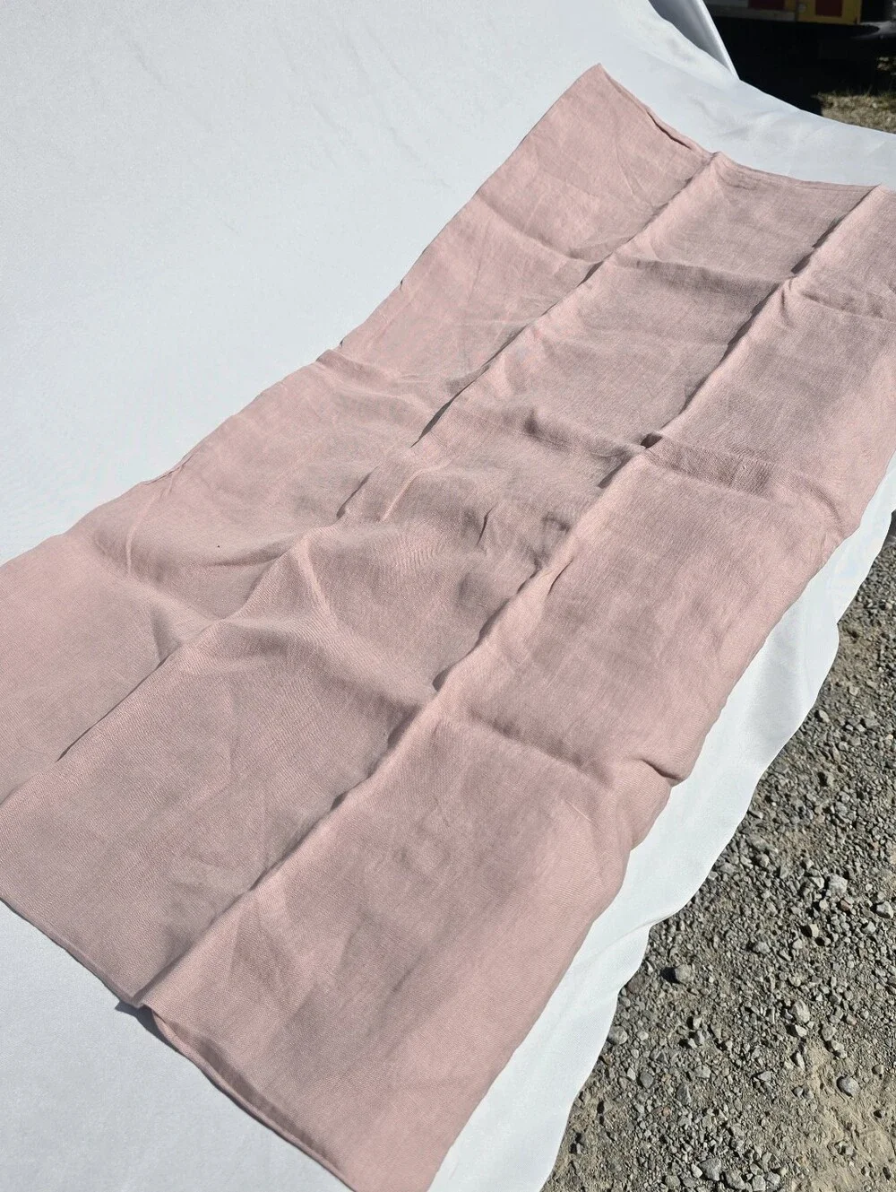 Quince KING Dust Mauce European Linen 2 Sham Set Pillow Cases